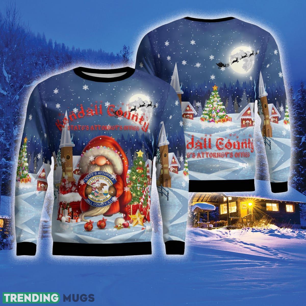 Kendall County State's Attorney's Office 3D Sweater For Men And Women Gift For Christmas 3D Sweater Kendall County State's Attorney's Office 3D Sweater For Men And Women Gift For Christmas - Kendall County State's Attorney's Office Christmas Ugly Sweater_1