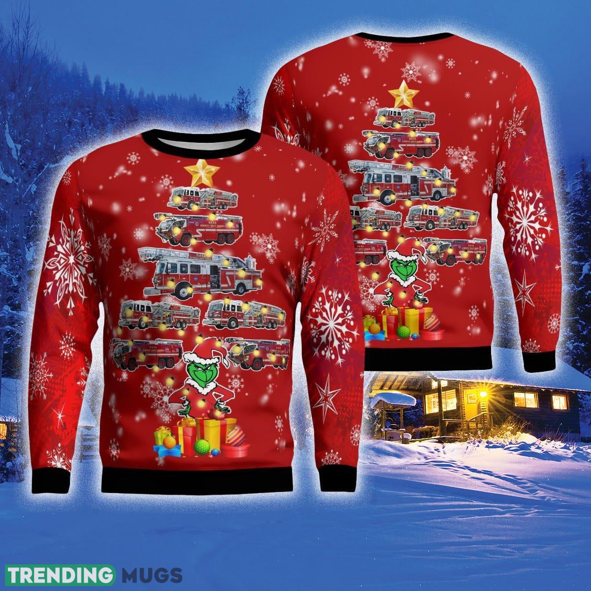 Kennedy Space Center Florida NASA Kennedy Space Center Fire Rescue 3D Sweater Style 4 Gift For Ugly Christmas - Kennedy Space Center, Florida, NASA Kennedy Space Center Fire Rescue Christmas Ugly Sweater 3D_1 Kennedy Space Center Florida NASA Kennedy Space Center Fire Rescue 3D Sweater Style 4 Gift For Ugly Christmas - Kennedy Space Center, Florida, NASA Kennedy Space Center Fire Rescue Christmas Ugly Sweater 3D_1