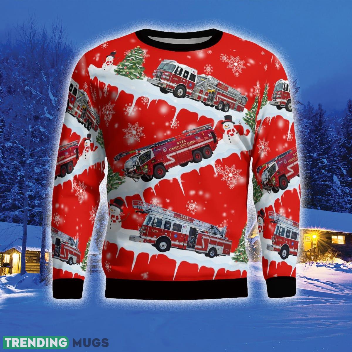 Kennedy Space Center Florida NASA Kennedy Space Center Fire Rescue 3D Sweater Style 5 Gift For Ugly Christmas 3D Sweater Kennedy Space Center Florida NASA Kennedy Space Center Fire Rescue 3D Sweater Style 5 Gift For Ugly Christmas 3D Sweater