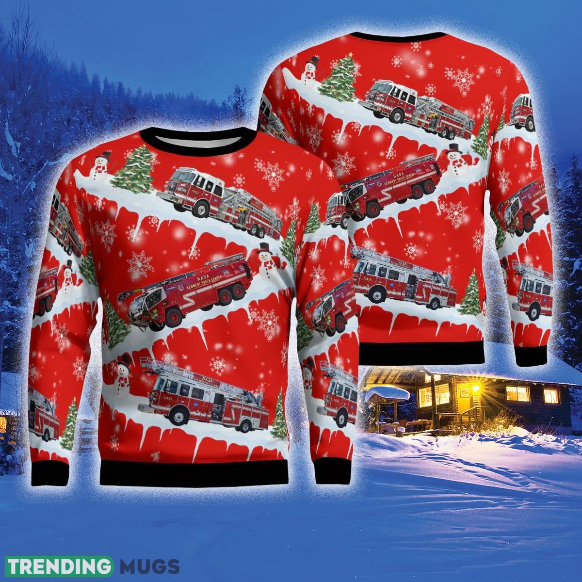Kennedy Space Center Florida NASA Kennedy Space Center Fire Rescue 3D Sweater Style 5 Gift For Ugly Christmas - Kennedy Space Center, Florida, NASA Kennedy Space Center Fire Rescue Christmas Ugly Sweater 3D _1 Kennedy Space Center Florida NASA Kennedy Space Center Fire Rescue 3D Sweater Style 5 Gift For Ugly Christmas - Kennedy Space Center, Florida, NASA Kennedy Space Center Fire Rescue Christmas Ugly Sweater 3D _1
