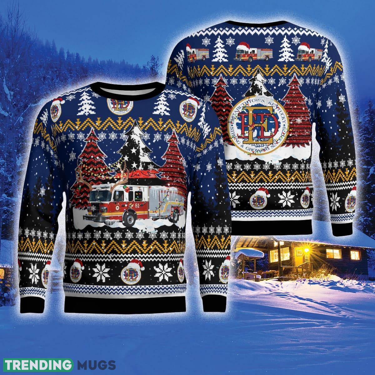 Kentucky Elizabethtown Fire Department Fire Truck 2081 3D Sweater For Men And Women Gift For Christmas - Kentucky, Elizabethtown Fire Department Fire Truck 2081 Christmas Ugly Sweater_1 Kentucky Elizabethtown Fire Department Fire Truck 2081 3D Sweater For Men And Women Gift For Christmas - Kentucky, Elizabethtown Fire Department Fire Truck 2081 Christmas Ugly Sweater_1