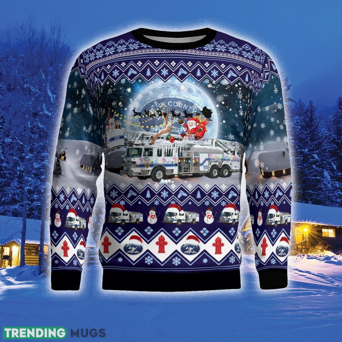 Kern County Fire Department 3D Sweater For Men And Women Gift For Christmas 3D Sweater Kern County Fire Department 3D Sweater For Men And Women Gift For Christmas 3D Sweater