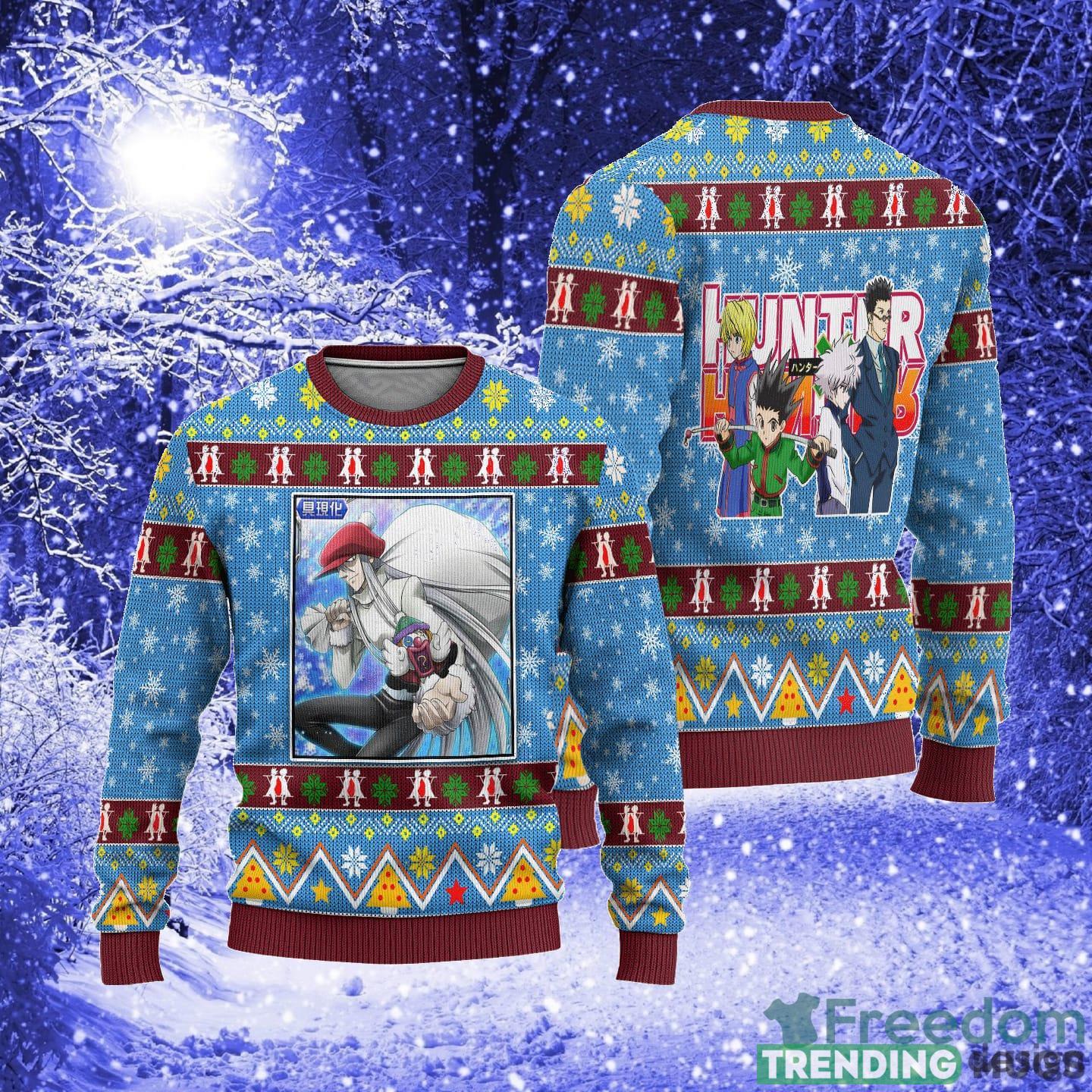 Kite Anime Hunter x Hunter Xmas Women Mens Ugly Christmas Sweater 3D Sweater Kite Anime Hunter x Hunter Xmas Women Mens Ugly Christmas Sweater 3D Sweater
