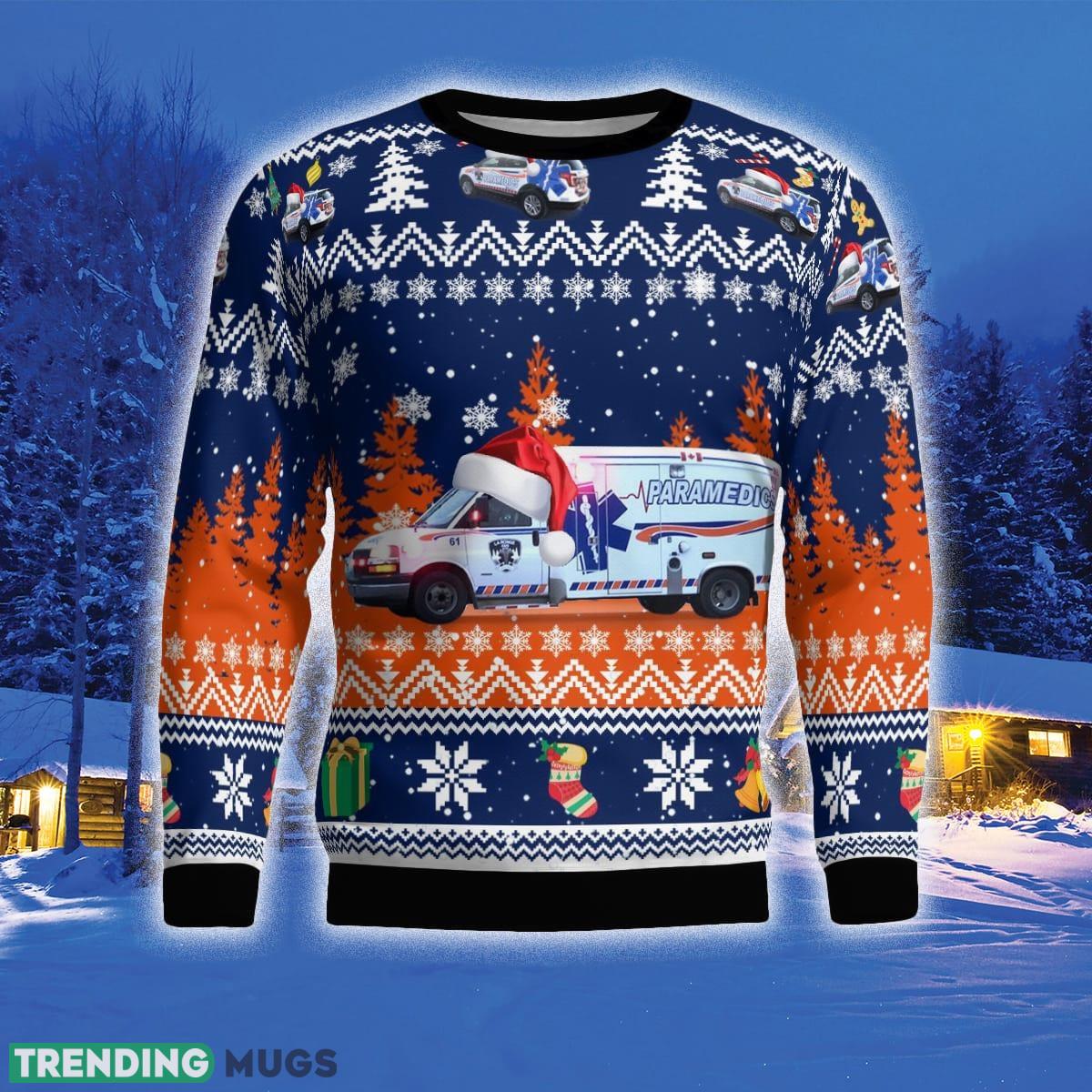 La Ronge Emergency Medical Services 3D Sweater For Men And Women Gift For Christmas 3D Sweater La Ronge Emergency Medical Services 3D Sweater For Men And Women Gift For Christmas 3D Sweater