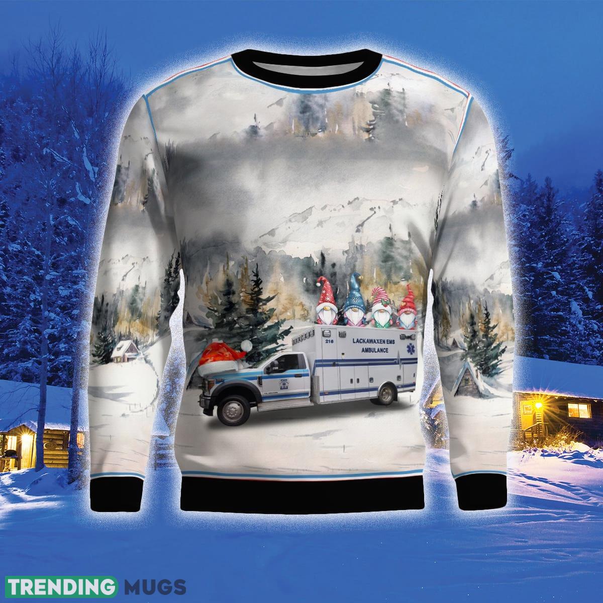 Lackawaxen EMS Lackawaxen Pennsylvania 3D Sweater For Men And Women Gift For Christmas 3D Sweater Lackawaxen EMS Lackawaxen Pennsylvania 3D Sweater For Men And Women Gift For Christmas 3D Sweater