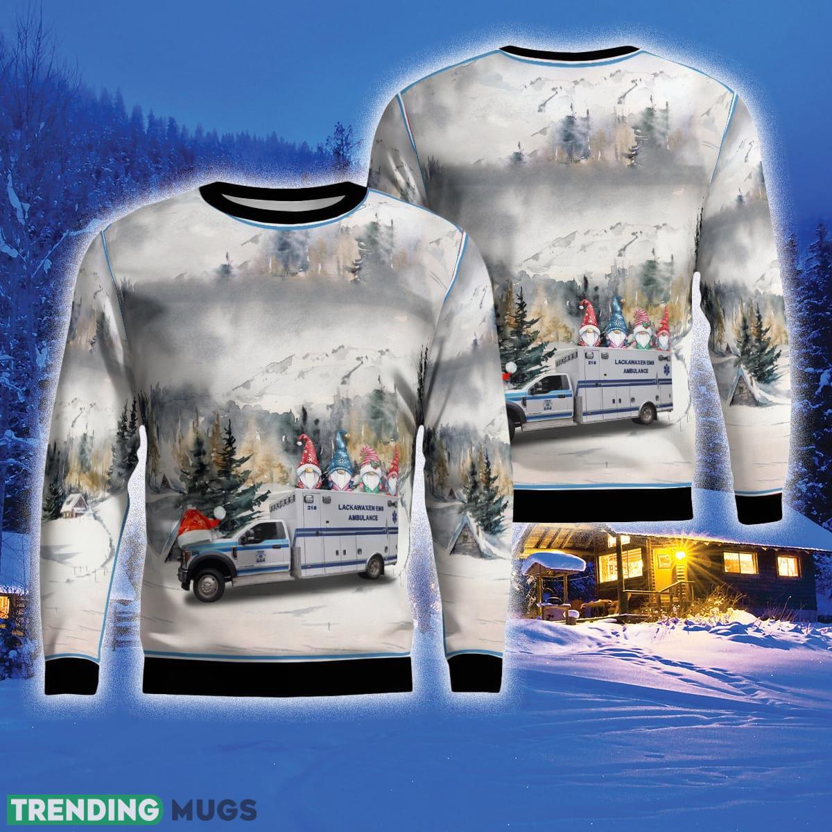 Lackawaxen EMS Lackawaxen Pennsylvania 3D Sweater For Men And Women Gift For Christmas - Lackawaxen EMS, Lackawaxen, Pennsylvania Christmas Ugly Sweater_1 Lackawaxen EMS Lackawaxen Pennsylvania 3D Sweater For Men And Women Gift For Christmas - Lackawaxen EMS, Lackawaxen, Pennsylvania Christmas Ugly Sweater_1
