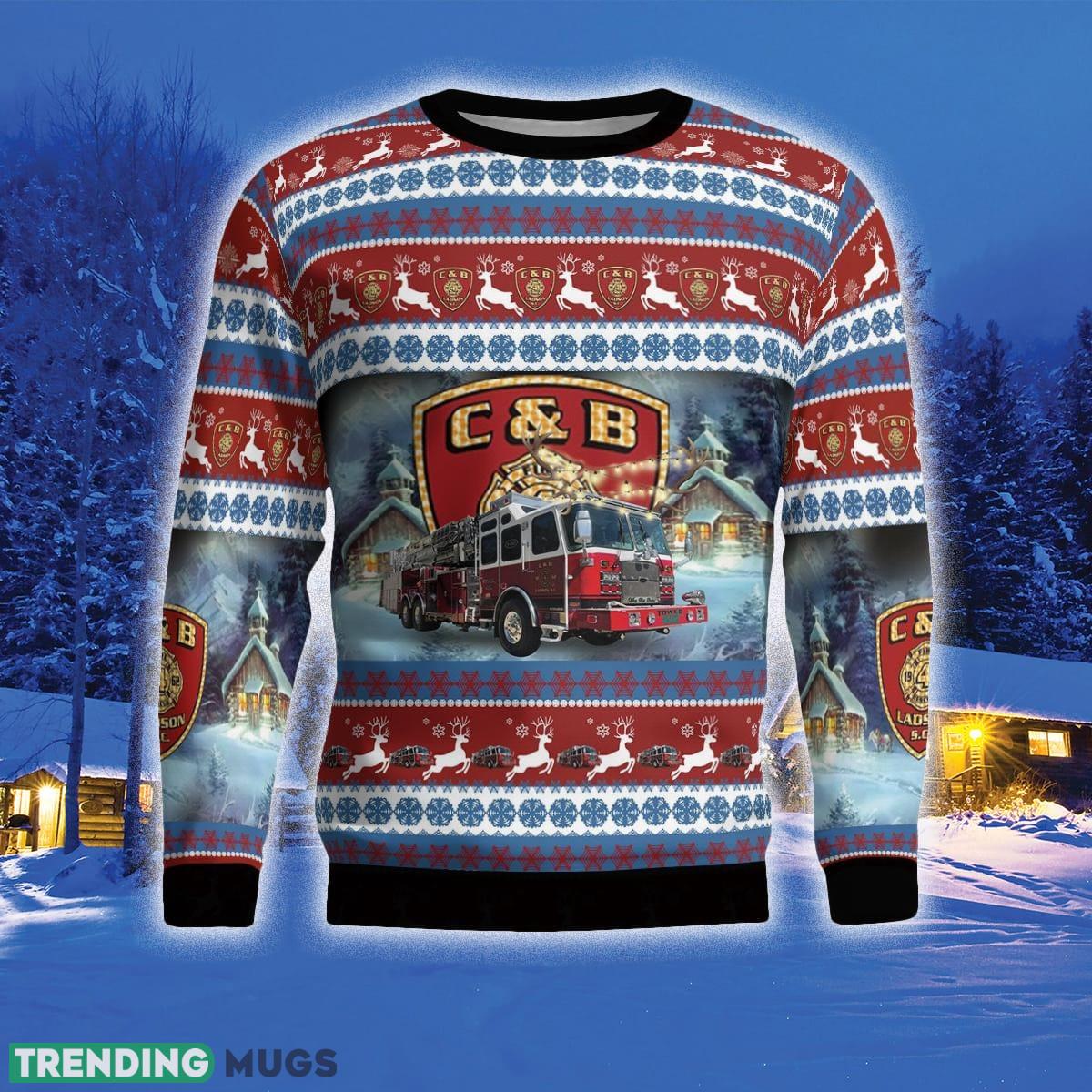 Ladson South Carolina C&B Fire Department 3D Sweater For Men And Women Gift For Christmas 3D Sweater Ladson South Carolina C&B Fire Department 3D Sweater For Men And Women Gift For Christmas 3D Sweater