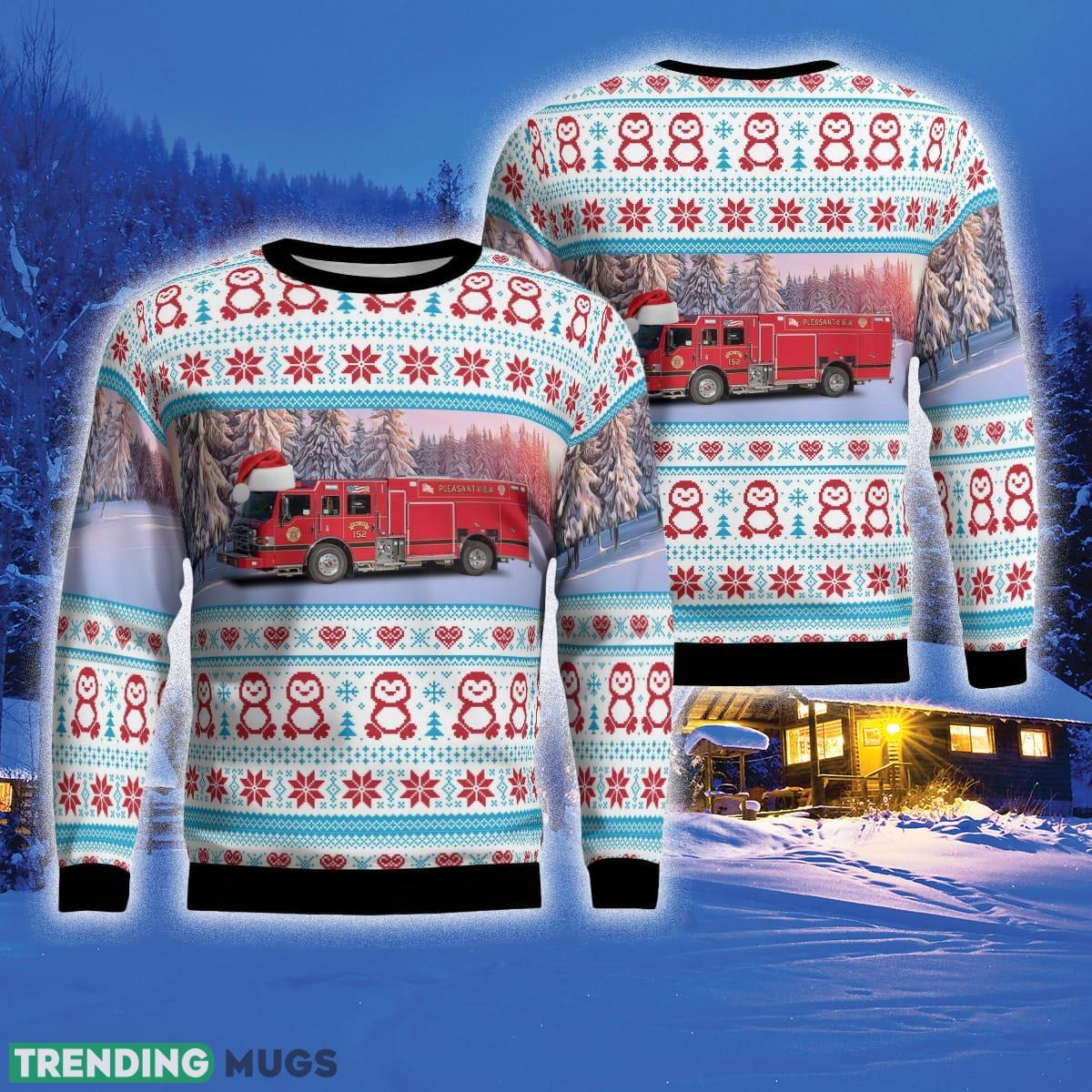 Lagrange Highlands Illinois Pleasantview Fire Protection District 3D Sweater For Men And Women Gift For Christmas - Lagrange Highlands, Illinois, Pleasantview Fire Protection District Ugly Sweater_1 Lagrange Highlands Illinois Pleasantview Fire Protection District 3D Sweater For Men And Women Gift For Christmas - Lagrange Highlands, Illinois, Pleasantview Fire Protection District Ugly Sweater_1