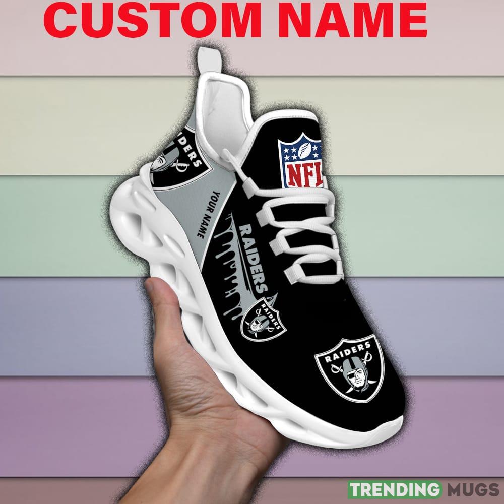 Las Vegas Raiders Drip Logo NFL Max Soul Shoes Custom Name For Men And Women Running Sneakers - Las Vegas Raiders-Drip Logo NFL Personalized Max Soul Shoes_1 Las Vegas Raiders Drip Logo NFL Max Soul Shoes Custom Name For Men And Women Running Sneakers - Las Vegas Raiders-Drip Logo NFL Personalized Max Soul Shoes_1