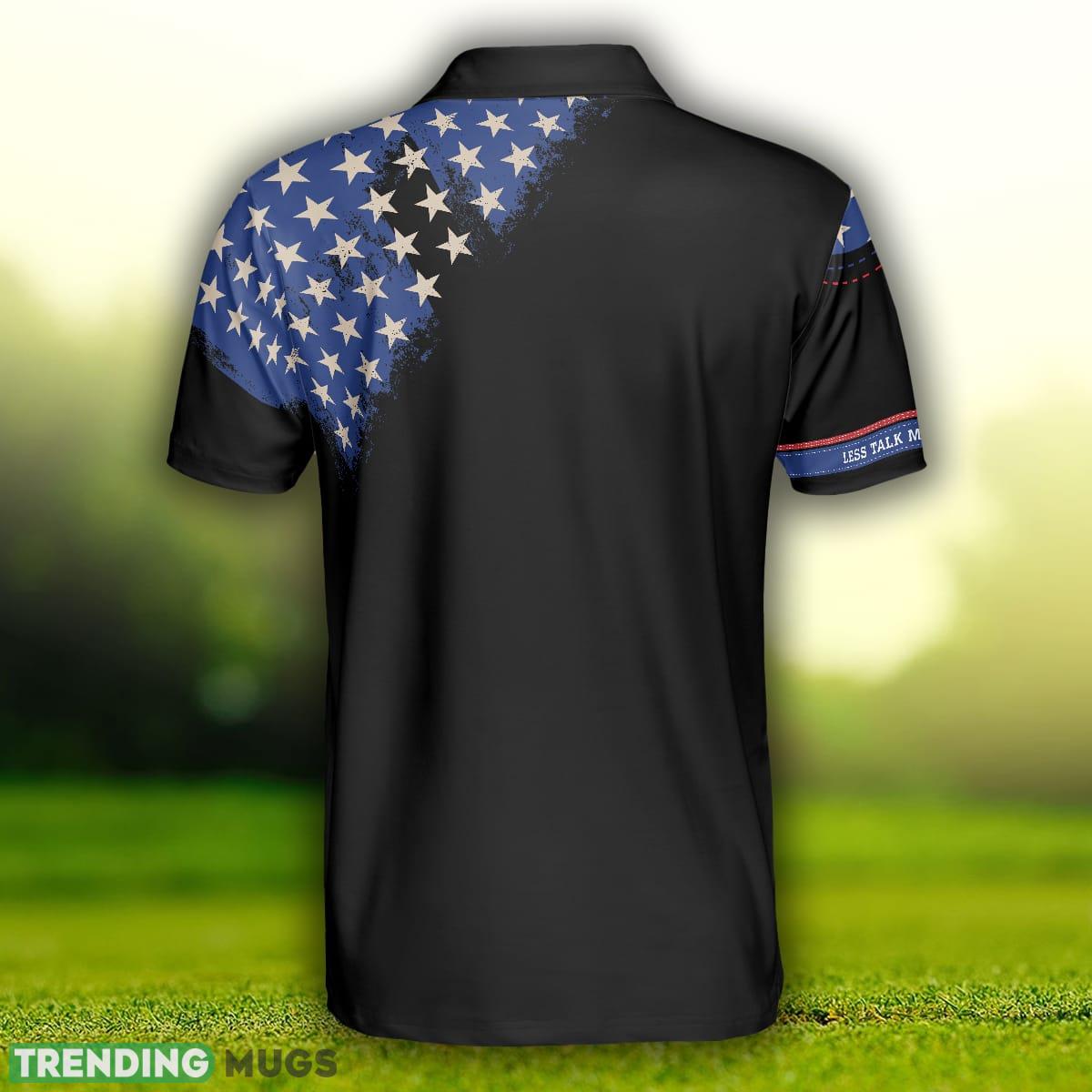 Less Talk More Golfing American Flag, Vintage Golf Shirt , Gift For Golfers Polo Shirt Polo Shirt Less Talk More Golfing American Flag, Vintage Golf Shirt , Gift For Golfers Polo Shirt Polo Shirt