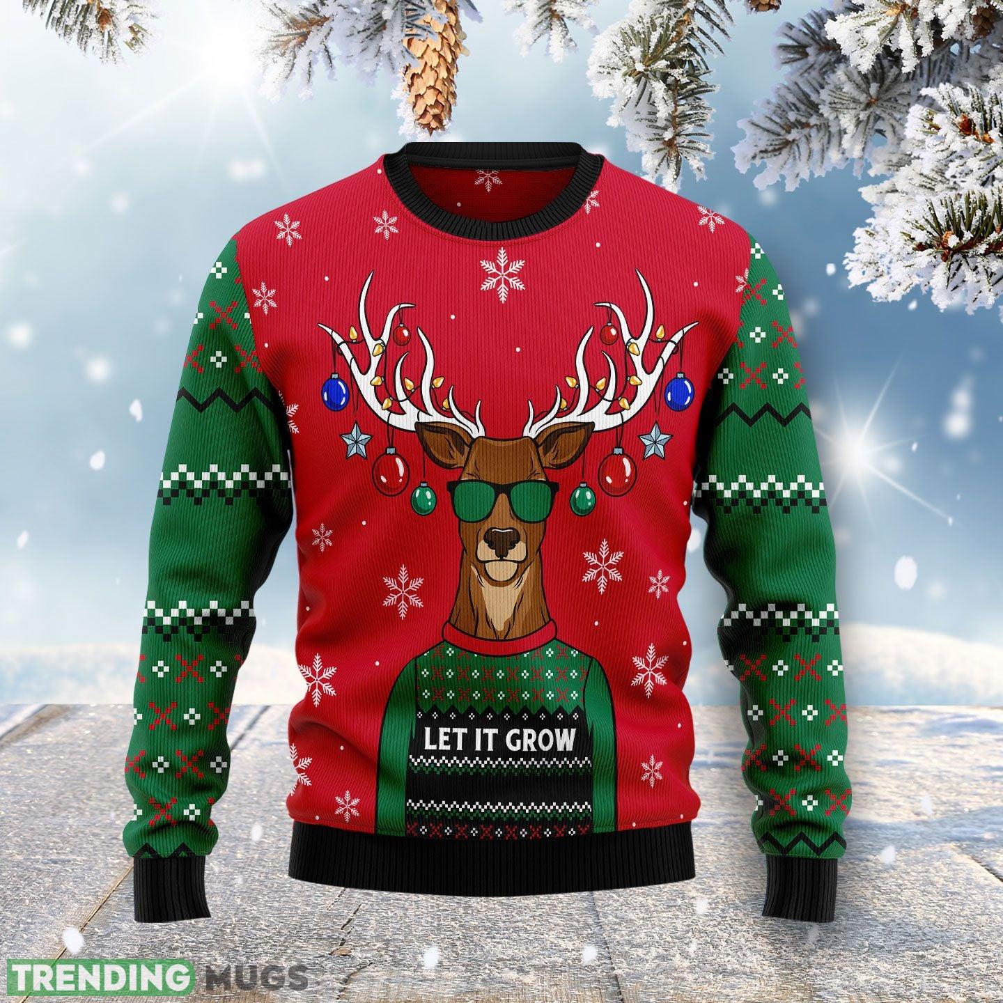 Let It Glow Deer Ugly Christmas Sweater Gift For Men Women - Let It Glow Deer Funny Ugly Christmas Sweater For Men & Women Adult - Christmas Gifts_2 Let It Glow Deer Ugly Christmas Sweater Gift For Men Women - Let It Glow Deer Funny Ugly Christmas Sweater For Men & Women Adult - Christmas Gifts_2
