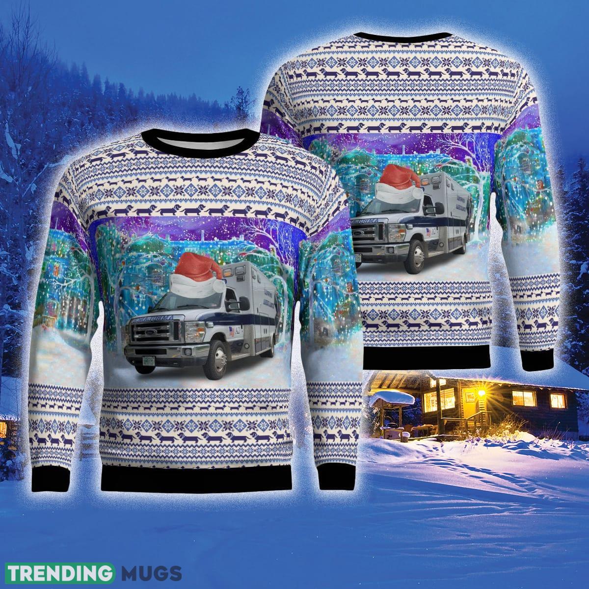 Linwood Ambulance Service Woodstock New Hampshire 3D Sweater For Men And Women Gift For Christmas - Linwood Ambulance Service, Woodstock, New Hampshire Christmas Ugly Sweater_1 Linwood Ambulance Service Woodstock New Hampshire 3D Sweater For Men And Women Gift For Christmas - Linwood Ambulance Service, Woodstock, New Hampshire Christmas Ugly Sweater_1