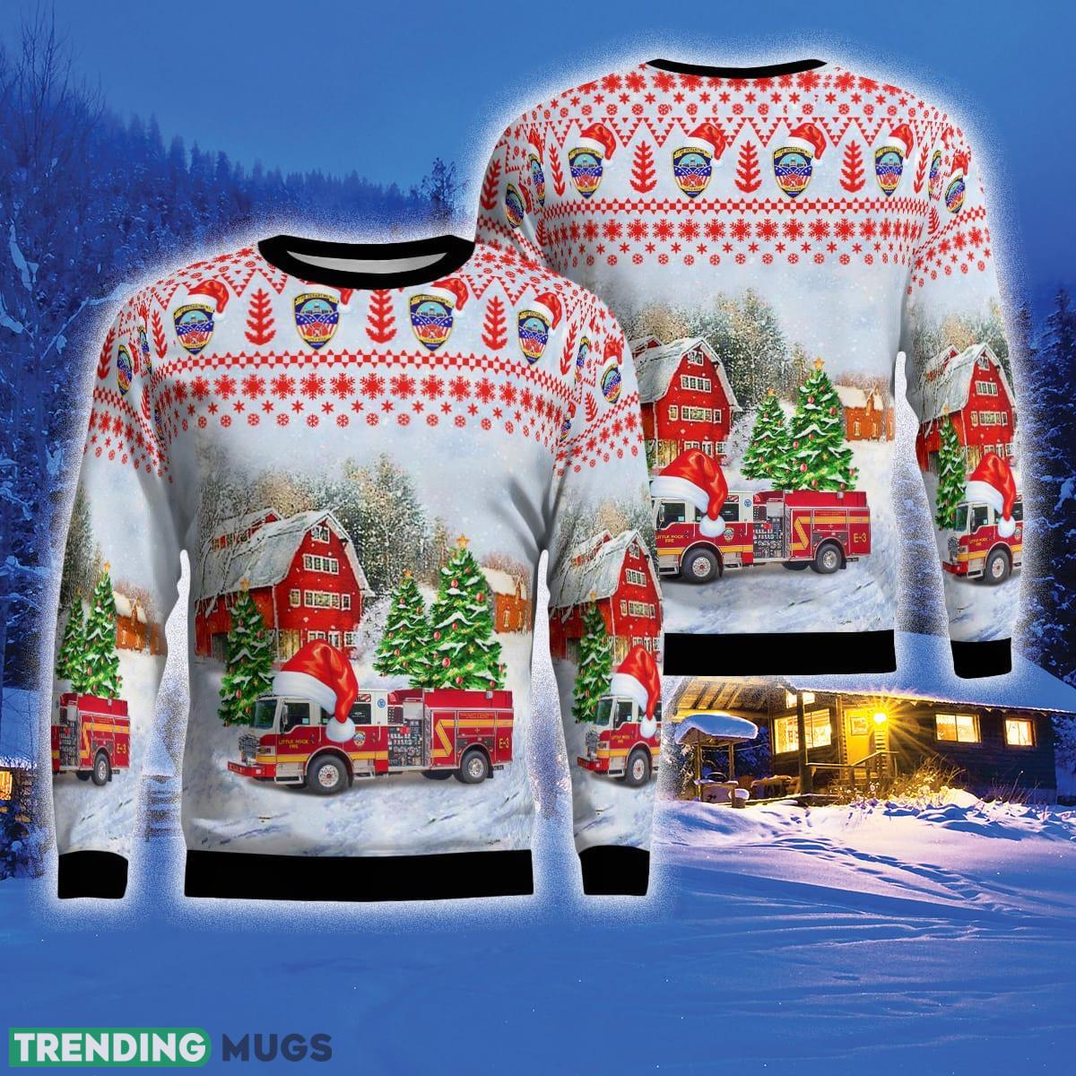 Little Rock Arkansas Little Rock Fire Department 3D Sweater For Men And Women Gift For Christmas - Little Rock, Arkansas, Little Rock Fire Department Ugly Sweater_1 Little Rock Arkansas Little Rock Fire Department 3D Sweater For Men And Women Gift For Christmas - Little Rock, Arkansas, Little Rock Fire Department Ugly Sweater_1