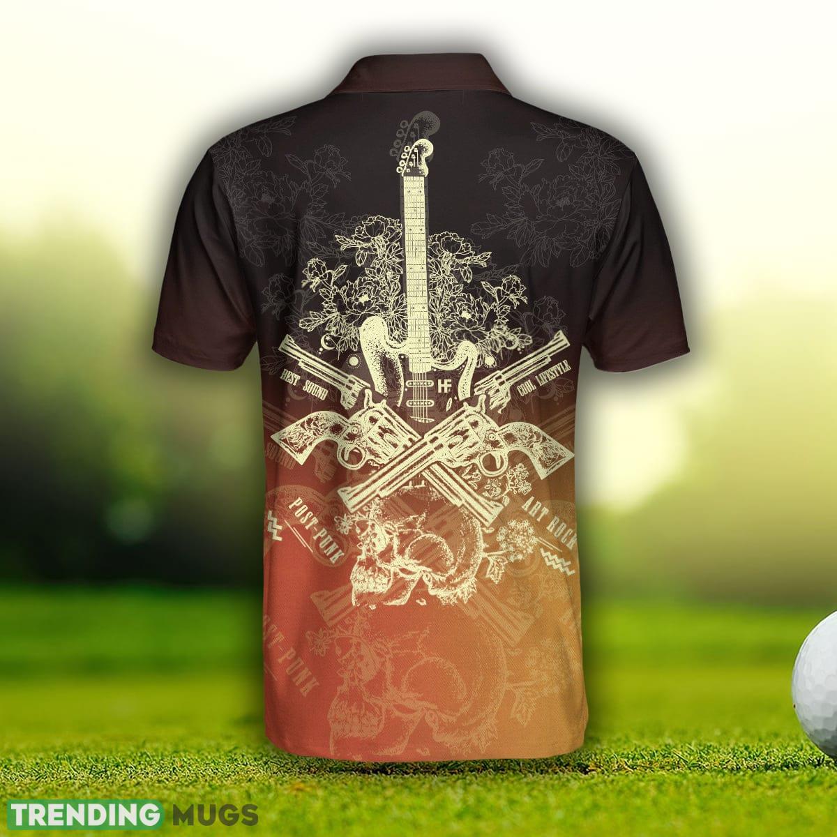 Live Rock And Roll Music Guitar Short Sleeve, Golden Sixer Gun, Best Guitar Shirt Polo Shirt Polo Shirt Live Rock And Roll Music Guitar Short Sleeve, Golden Sixer Gun, Best Guitar Shirt Polo Shirt Polo Shirt