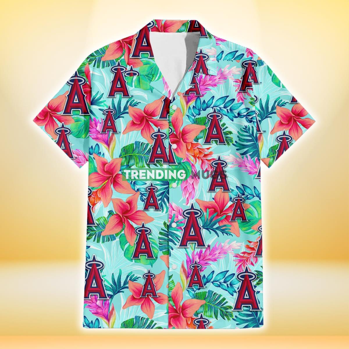 Los Angeles Angels Coral Porcelain Flower Violet Orchid Light Blue Background 3D Hawaiian Shirt Hawaiian Shirt Los Angeles Angels Coral Porcelain Flower Violet Orchid Light Blue Background 3D Hawaiian Shirt Hawaiian Shirt