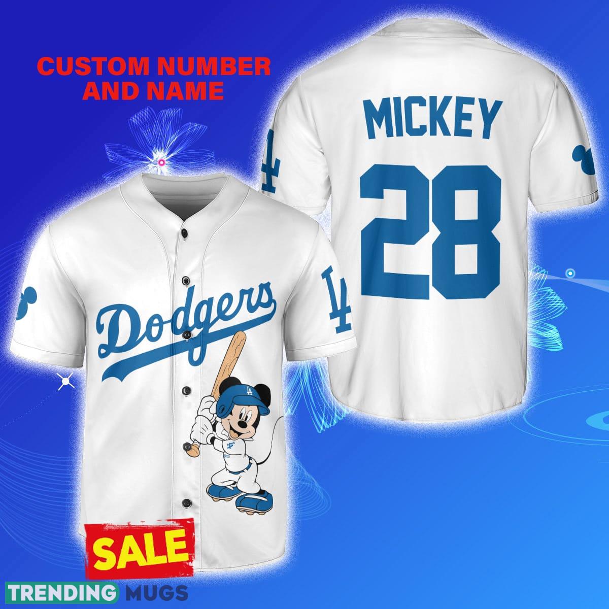 Los Angeles Dodgers Disney Mickey Mouse x LA Dodgers Custom Number And Name White Jersey Baseball Shirt - Los Angeles Dodgers Disney Mickey Mouse x LA Dodgers Custom Number And Name White Jersey Baseball Shirt Los Angeles Dodgers Disney Mickey Mouse x LA Dodgers Custom Number And Name White Jersey Baseball Shirt - Los Angeles Dodgers Disney Mickey Mouse x LA Dodgers Custom Number And Name White Jersey Baseball Shirt