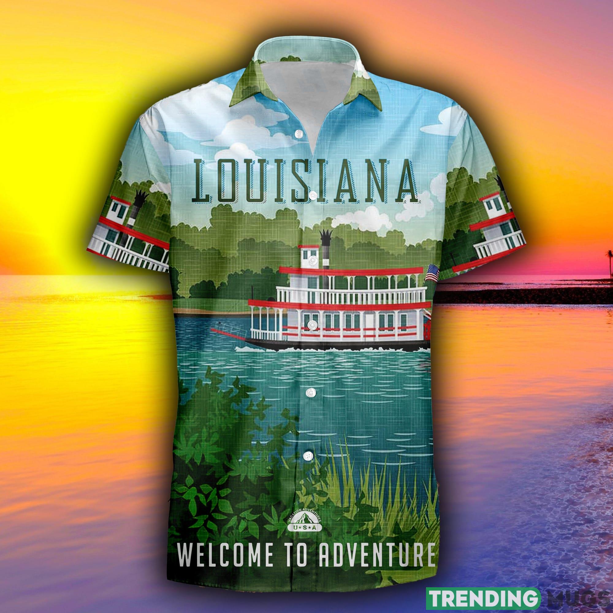 Louisiana Retro Style Travel Summer 3D Hawaiian Shirt Gift For Men And Women Fans - Louisiana Retro Style Travel Summer 3D Hawaiian Shirt Gift For Men And Women Fans Louisiana Retro Style Travel Summer 3D Hawaiian Shirt Gift For Men And Women Fans - Louisiana Retro Style Travel Summer 3D Hawaiian Shirt Gift For Men And Women Fans