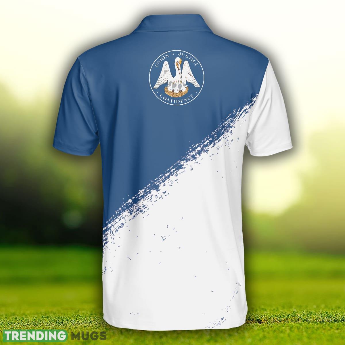 Louisiana State And Map Short Sleeve, Cool Lousiana Flag Shirt Polo Shirt Polo Shirt Louisiana State And Map Short Sleeve, Cool Lousiana Flag Shirt Polo Shirt Polo Shirt