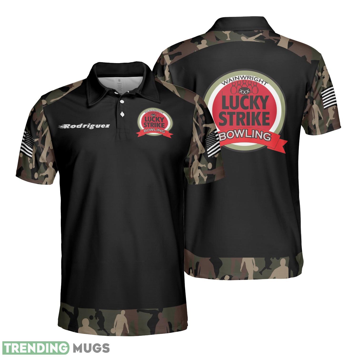 LuckyStrike Logo Custom Name Polo Shirt For Men And Women - LuckyStrike Logo Custom Polo Shirt LuckyStrike Logo Custom Name Polo Shirt For Men And Women - LuckyStrike Logo Custom Polo Shirt