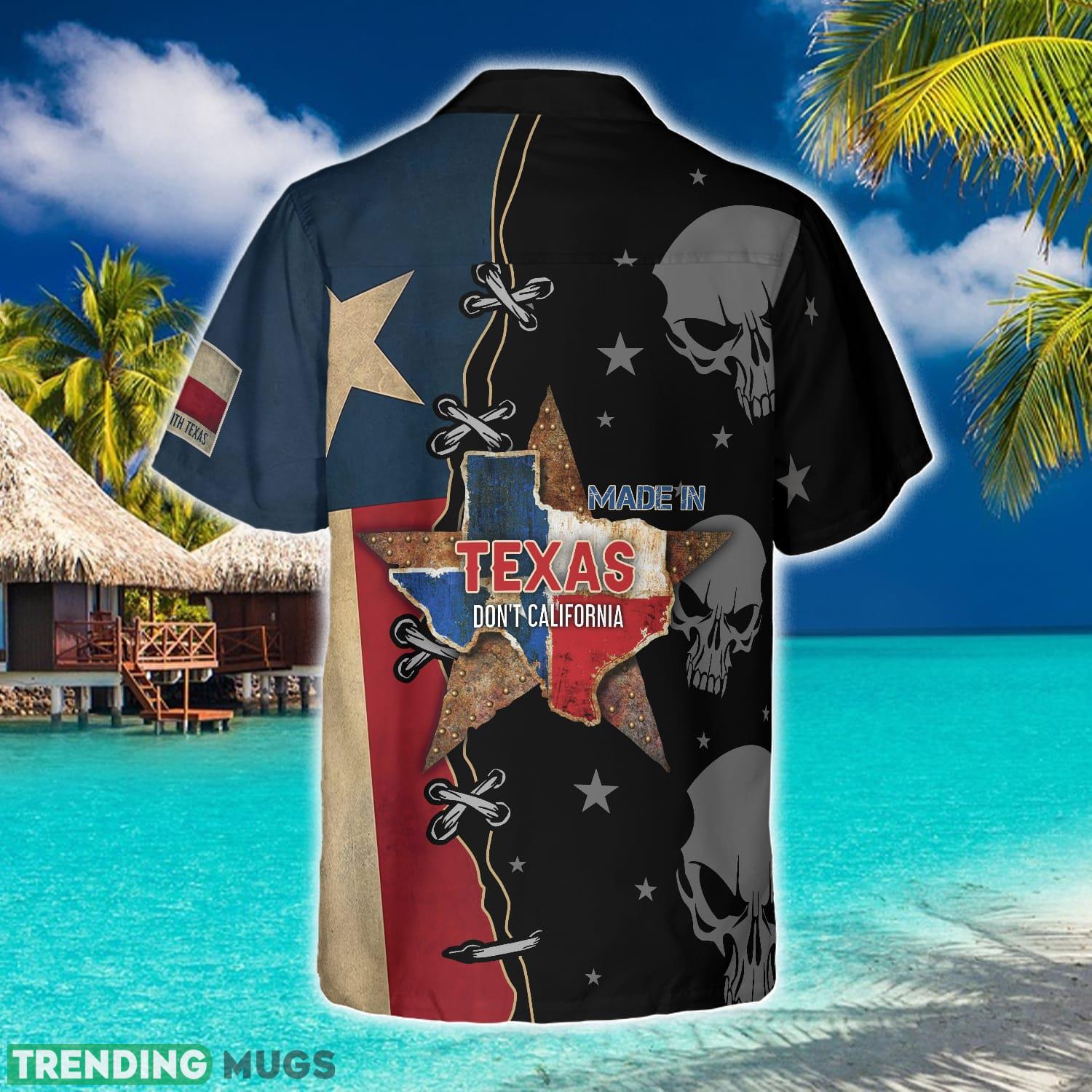 Made In Texas Don't California My Texas Shirt Aloha Summer For Men And Women Gift Hawaiian Shirt Made In Texas Don't California My Texas Shirt Aloha Summer For Men And Women Gift - Made In Texas Don't California My Texas Shirt, Casual Short Sleeve Texas Shirt, Proud Texas Flag Shirt For Men_1