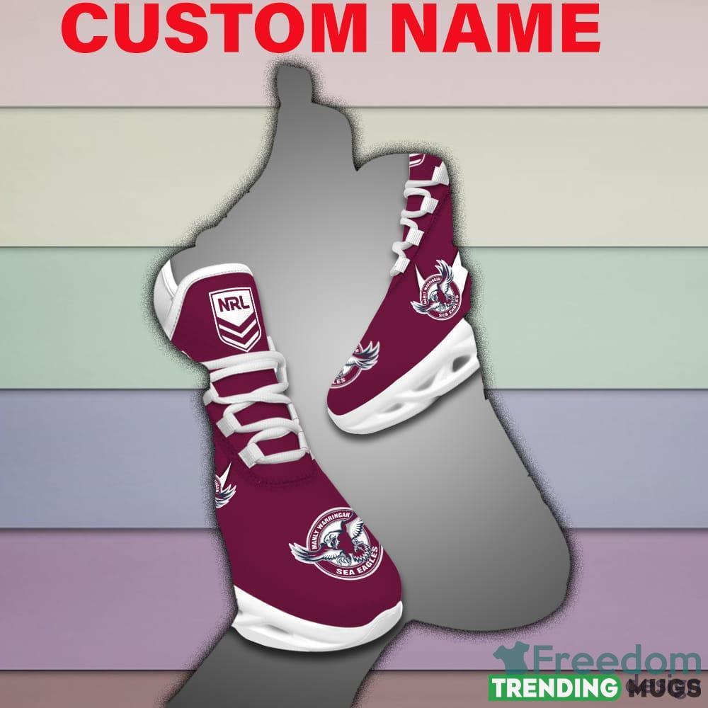 Manly Warringah Sea Eagles NRL MAX SOUL SHOES Custom Name For Men And Women Running Sneakers Max Soul Manly Warringah Sea Eagles NRL MAX SOUL SHOES Custom Name For Men And Women Running Sneakers Max Soul