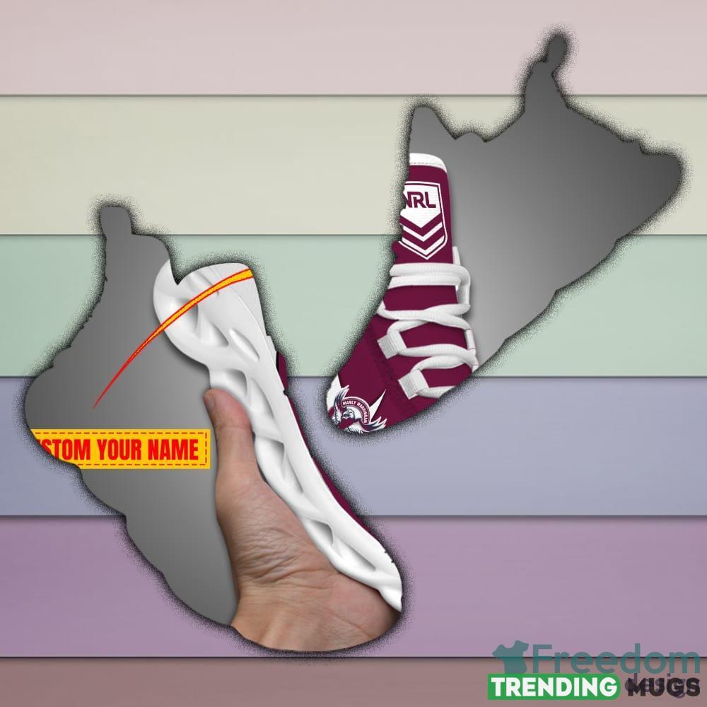 Manly Warringah Sea Eagles NRL MAX SOUL SHOES Custom Name For Men And Women Running Sneakers Max Soul Manly Warringah Sea Eagles NRL MAX SOUL SHOES Custom Name For Men And Women Running Sneakers Max Soul
