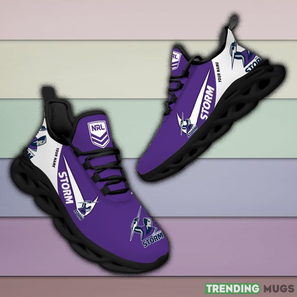 Melbourne Storm NRL MAX SOUL SHOES Custom Name For Men And Women Running Sneakers Max Soul Melbourne Storm NRL MAX SOUL SHOES Custom Name For Men And Women Running Sneakers Max Soul