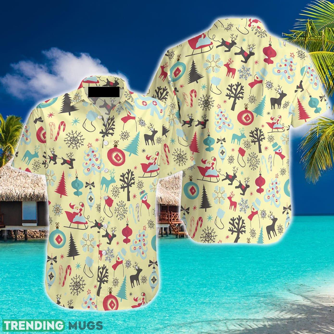Merry Christmas Pattern 8 3D Hawaiian Shirt Beach Summer For Men And Women Gift - Merry Christmas Pattern 8 Hawaiian Shirt_1 Merry Christmas Pattern 8 3D Hawaiian Shirt Beach Summer For Men And Women Gift - Merry Christmas Pattern 8 Hawaiian Shirt_1