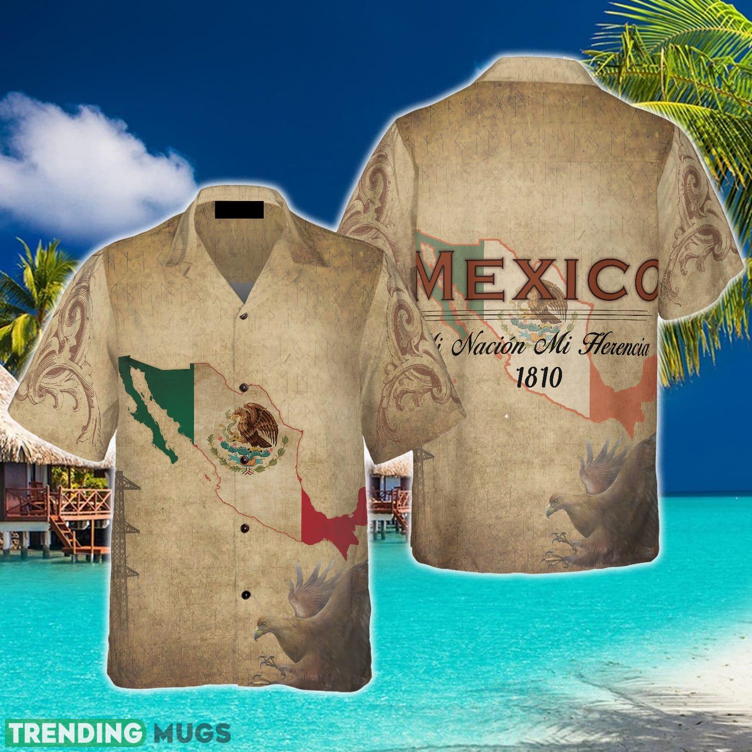 Mi Nación Mi Herencia Mexico 3D Hawaiian Shirt Beach Summer For Men And Women Gift - Mi Nación Mi Herencia Mexico Hawaiian Shirt_2 Mi Nación Mi Herencia Mexico 3D Hawaiian Shirt Beach Summer For Men And Women Gift - Mi Nación Mi Herencia Mexico Hawaiian Shirt_2