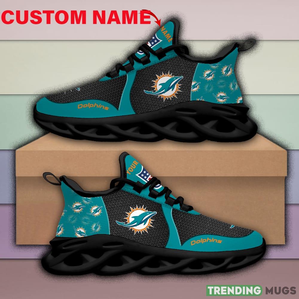 Miami Dolphins Best Gift For NFL Fans Max Soul Shoes Custom Name For Men And Women Running Sneakers Max Soul Miami Dolphins Best Gift For NFL Fans Max Soul Shoes Custom Name For Men And Women Running Sneakers Max Soul