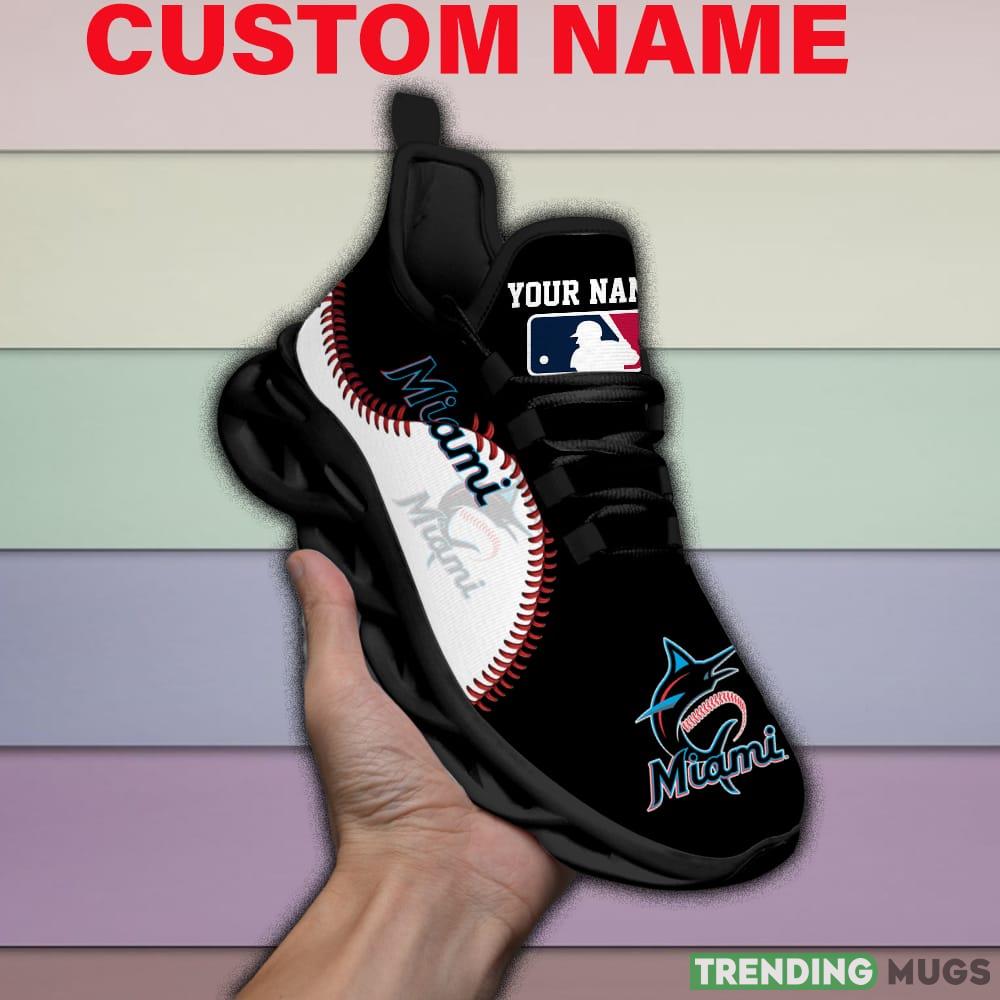 Miami Marlins Mix Jerseys MLB Max Soul Shoes Custom Name For Men And Women Running Sneakers Max Soul Miami Marlins Mix Jerseys MLB Max Soul Shoes Custom Name For Men And Women Running Sneakers Max Soul