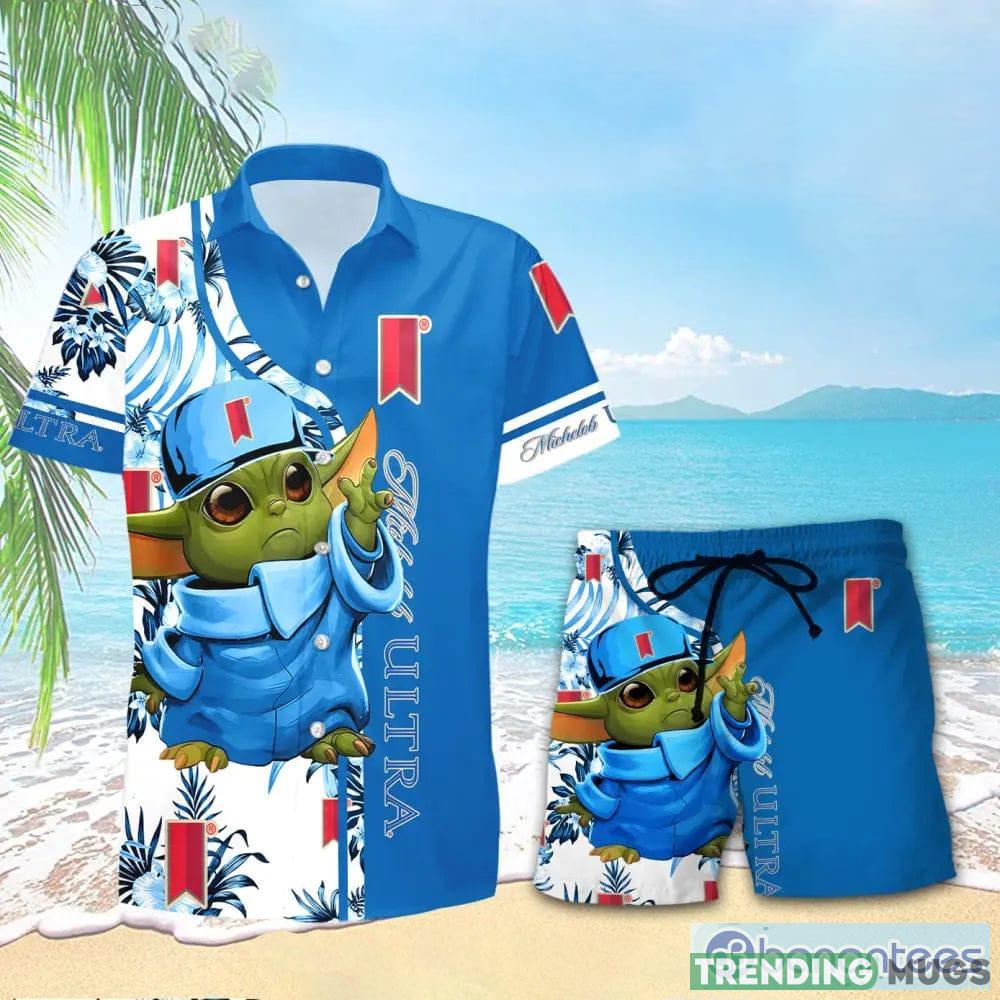 Michelob Ultra Baby Yoda Hawaiian Shirt And Shorts Gift Hawaiian Tropical Beach - Michelob Ultra Baby Yoda Hawaiian Shirt And Short_1 Michelob Ultra Baby Yoda Hawaiian Shirt And Shorts Gift Hawaiian Tropical Beach - Michelob Ultra Baby Yoda Hawaiian Shirt And Short_1