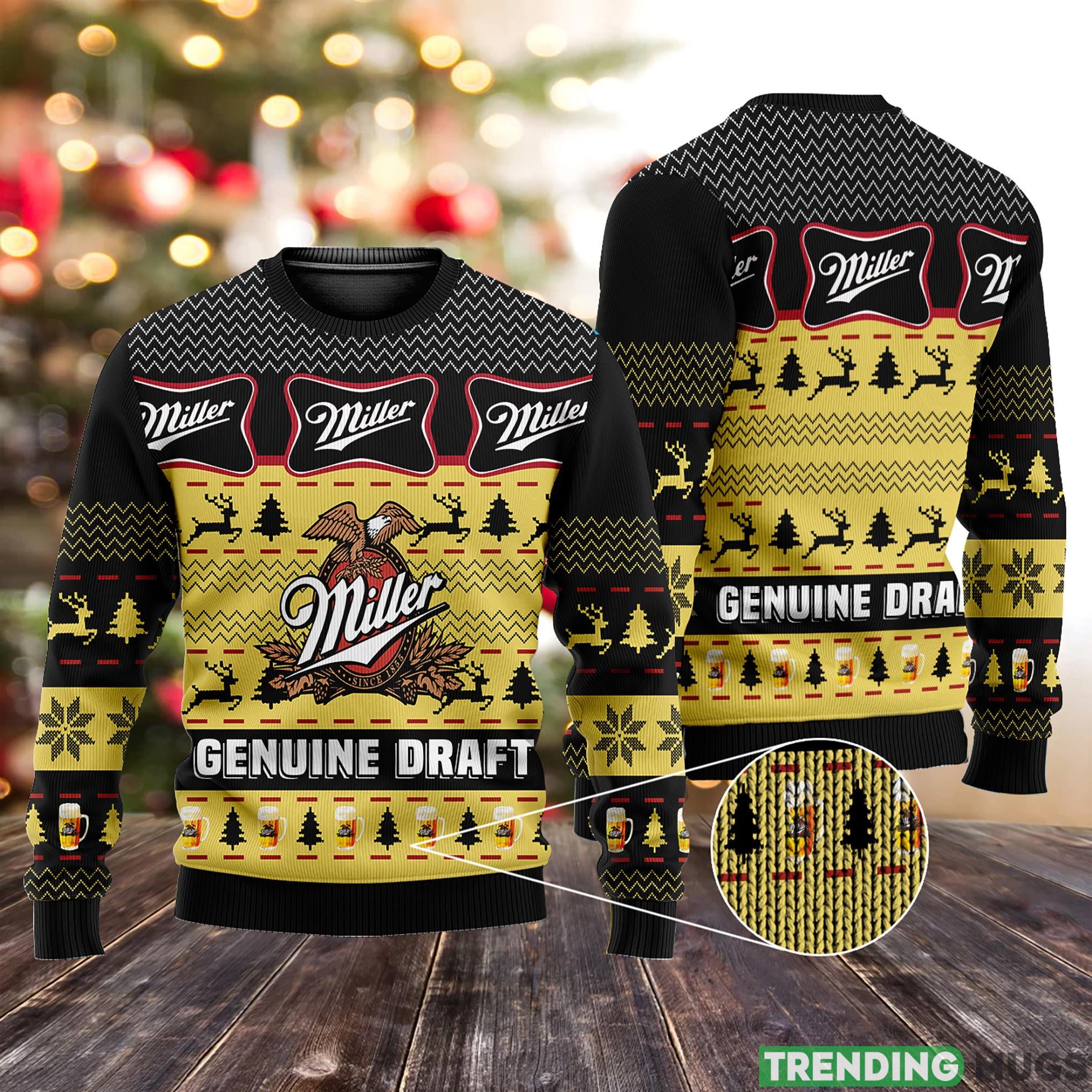 Miller Genuine Draft Ugly Miller Beer Ugly Gift Christmas 3D Sweater For Men And Women - Miller Genuine Draft Ugly Christmas Sweater, Miller Beer Ugly Sweater Gift For Christmas, All Over Print Sweater, Ugly Sweater, Xmas Gifts_1 Miller Genuine Draft Ugly Miller Beer Ugly Gift Christmas 3D Sweater For Men And Women - Miller Genuine Draft Ugly Christmas Sweater, Miller Beer Ugly Sweater Gift For Christmas, All Over Print Sweater, Ugly Sweater, Xmas Gifts_1