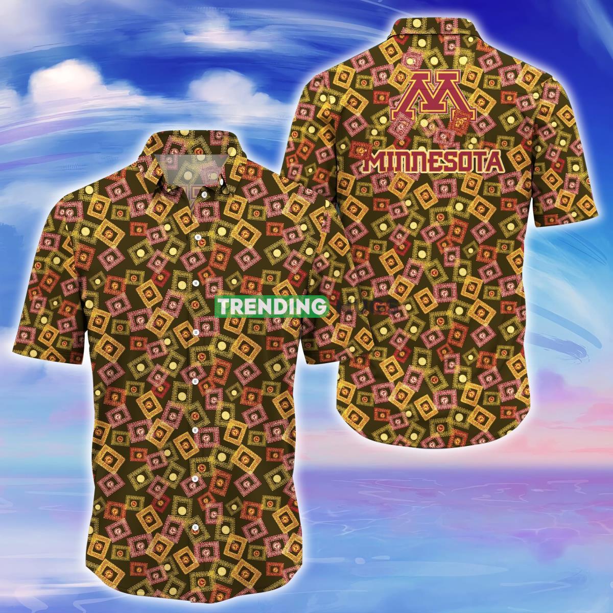 Minnesota Golden Gophers Trending Hawaiian Shirt Gift For Men Women Fans Product Photo 1 Minnesota Golden Gophers Trending Hawaiian Shirt Gift For Men Women Fans Product Photo 1