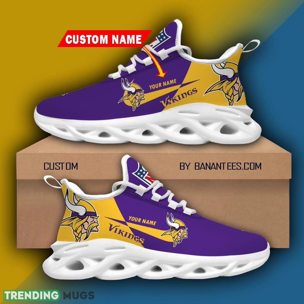 Minnesota Vikings-Brand New Full Colors NFL Personalized Name Max Soul Shoes - Minnesota Vikings-Brand New Full Colors NFL Personalized Max Soul Shoes_1 Minnesota Vikings-Brand New Full Colors NFL Personalized Name Max Soul Shoes - Minnesota Vikings-Brand New Full Colors NFL Personalized Max Soul Shoes_1