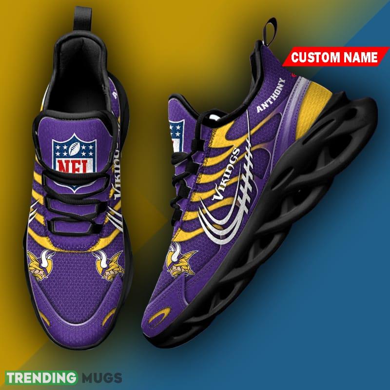 Minnesota Vikings NFL New Style Max Soul Shoes Custom Name Gift For Men Women Max Soul Minnesota Vikings NFL New Style Max Soul Shoes Custom Name Gift For Men Women Max Soul