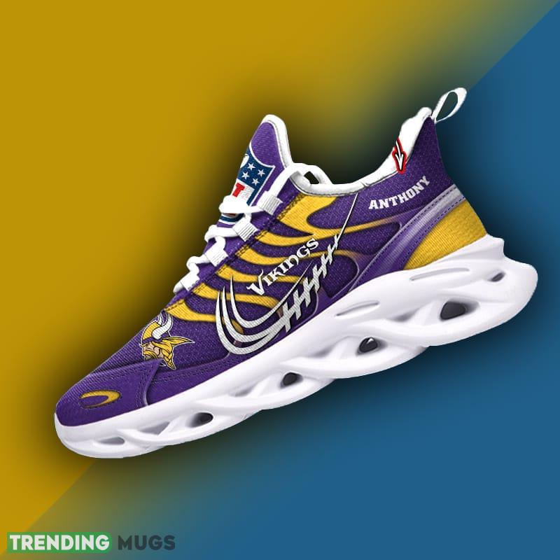 Minnesota Vikings NFL New Style Max Soul Shoes Custom Name Gift For Men Women Max Soul Minnesota Vikings NFL New Style Max Soul Shoes Custom Name Gift For Men Women Max Soul