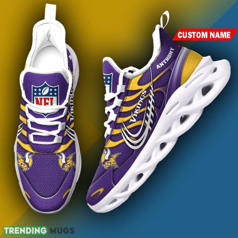 Minnesota Vikings NFL New Style Max Soul Shoes Custom Name Gift For Men Women Max Soul Minnesota Vikings NFL New Style Max Soul Shoes Custom Name Gift For Men Women Max Soul