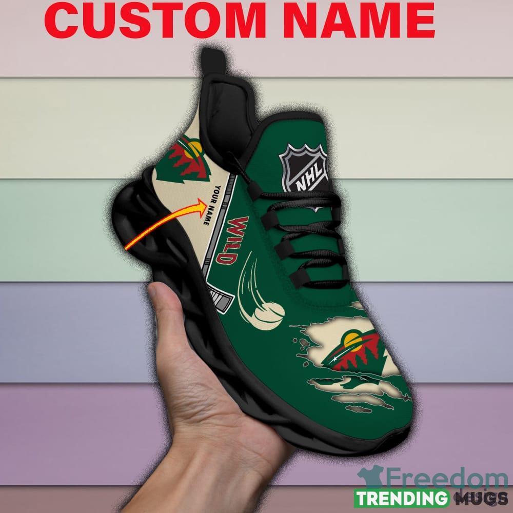 Minnesota Wild NHL Max Soul Shoes Custom Name For Men And Women Running Sneakers - Minnesota Wild-Personalized NHL Max Soul Shoes v2_1 Minnesota Wild NHL Max Soul Shoes Custom Name For Men And Women Running Sneakers - Minnesota Wild-Personalized NHL Max Soul Shoes v2_1