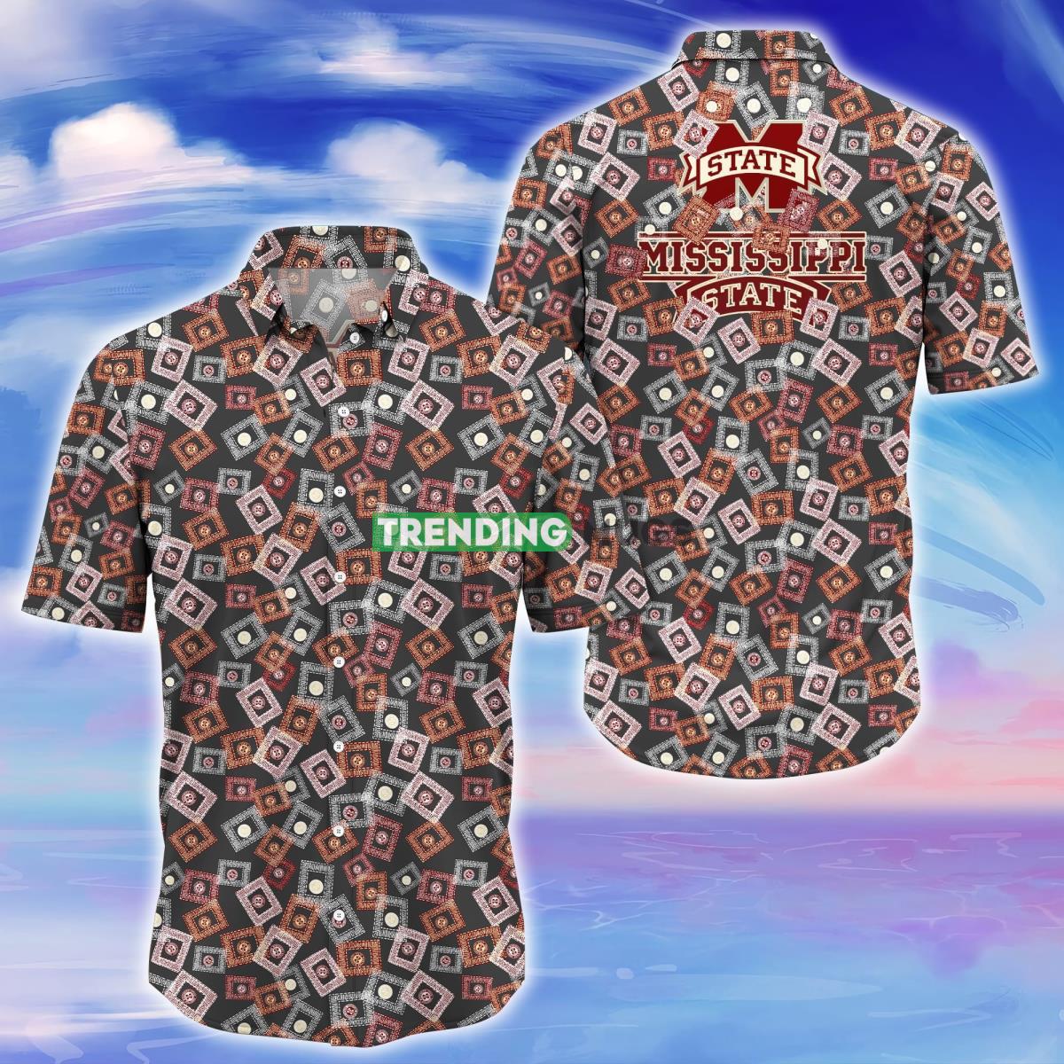 Mississippi State Bulldogs Trending Hawaiian Shirt Gift For Men Women Fans Product Photo 1