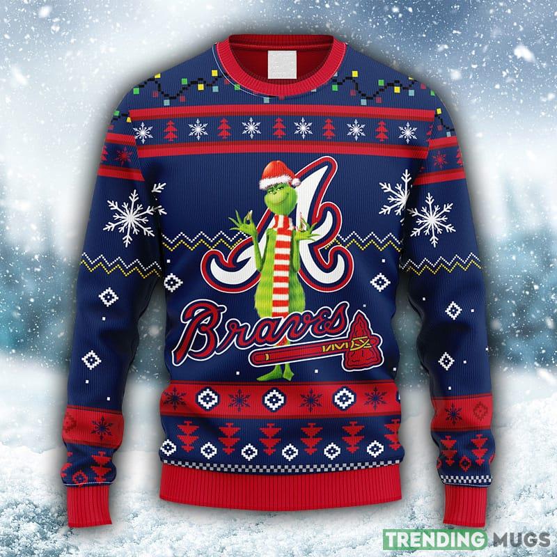MLB Atlanta Braves Funny Grinch Christmas Ugly 3D Sweater For Men And Women Gift Ugly Christmas - MLB Atlanta Braves Funny Grinch Christmas Ugly Sweater_1 MLB Atlanta Braves Funny Grinch Christmas Ugly 3D Sweater For Men And Women Gift Ugly Christmas - MLB Atlanta Braves Funny Grinch Christmas Ugly Sweater_1
