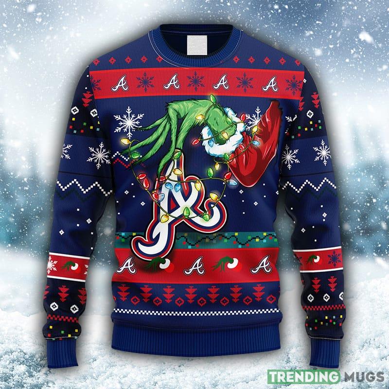 MLB Atlanta Braves Grinch Christmas Ugly 3D Sweater For Men And Women Gift Ugly Christmas - MLB Atlanta Braves Grinch Christmas Ugly Sweater_1 MLB Atlanta Braves Grinch Christmas Ugly 3D Sweater For Men And Women Gift Ugly Christmas - MLB Atlanta Braves Grinch Christmas Ugly Sweater_1