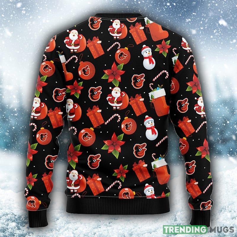 MLB Baltimore Orioles Santa Claus Snowman Christmas Ugly 3D Sweater For Men And Women Gift Ugly Christmas 3D Sweater MLB Baltimore Orioles Santa Claus Snowman Christmas Ugly 3D Sweater For Men And Women Gift Ugly Christmas 3D Sweater