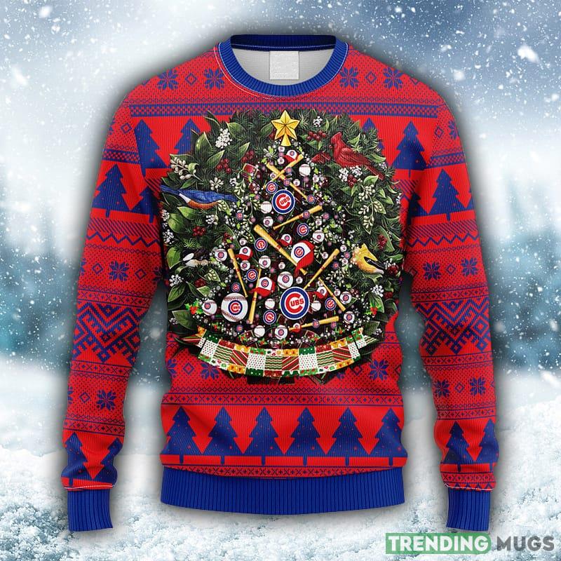 MLB Chicago Cubs Christmas Tree Ball Ugly 3D Sweater For Men And Women Gift Ugly Christmas - MLB Chicago Cubs Christmas Tree Ball Ugly Sweater_1 MLB Chicago Cubs Christmas Tree Ball Ugly 3D Sweater For Men And Women Gift Ugly Christmas - MLB Chicago Cubs Christmas Tree Ball Ugly Sweater_1