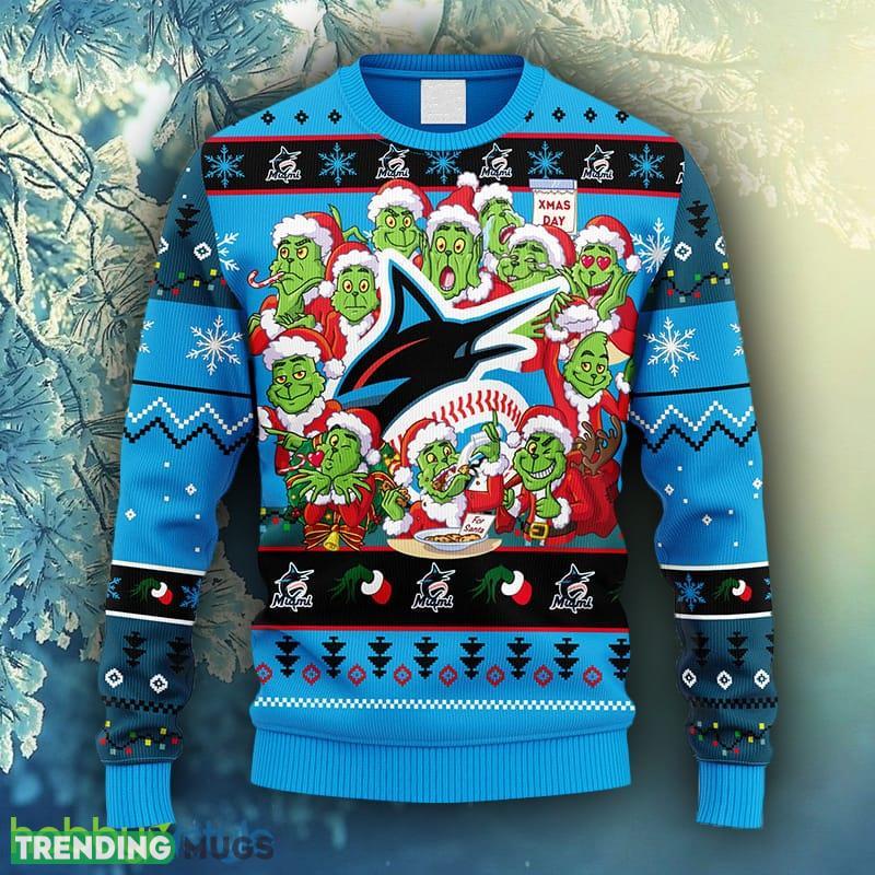 MLB Miami Marlins 12 Grinch Xmas Day Christmas Ugly Sweater For Men Women - MLB Miami Marlins 12 Grinch Xmas Day Christmas Ugly Sweater_1 MLB Miami Marlins 12 Grinch Xmas Day Christmas Ugly Sweater For Men Women - MLB Miami Marlins 12 Grinch Xmas Day Christmas Ugly Sweater_1