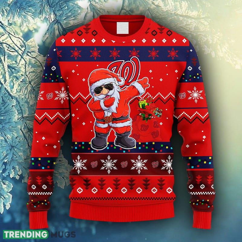 MLB Washington Nationals Dabbing Santa Claus Christmas Ugly Sweater For Men Women - MLB Washington Nationals Dabbing Santa Claus Christmas Ugly Sweater_1 MLB Washington Nationals Dabbing Santa Claus Christmas Ugly Sweater For Men Women - MLB Washington Nationals Dabbing Santa Claus Christmas Ugly Sweater_1
