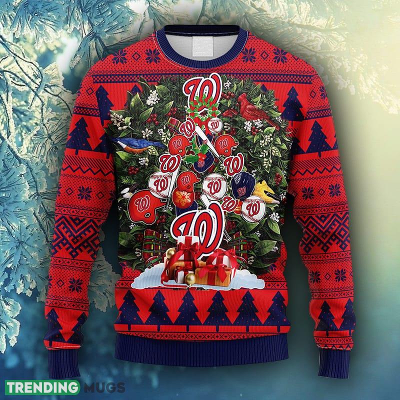 MLB Washington Nationals Tree Ugly Christmas Fleece Sweater For Men Women - MLB Washington Nationals Tree Ugly Christmas Fleece Sweater_1 MLB Washington Nationals Tree Ugly Christmas Fleece Sweater For Men Women - MLB Washington Nationals Tree Ugly Christmas Fleece Sweater_1