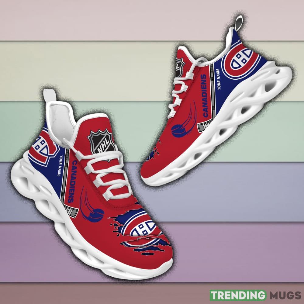 Montreal Canadiens NHL Max Soul Shoes Custom Name For Men And Women Running Sneakers Max Soul Montreal Canadiens NHL Max Soul Shoes Custom Name For Men And Women Running Sneakers Max Soul