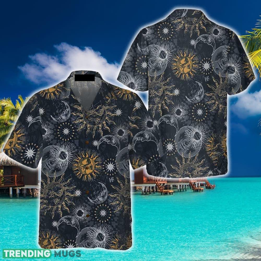 Moon And Sun 3D Hawaiian Shirt Beach Summer For Men And Women Gift - Moon And Sun Hawaiian Shirt, Space Themed Shirt, Planet Button Up Shirt For Adults_1 Moon And Sun 3D Hawaiian Shirt Beach Summer For Men And Women Gift - Moon And Sun Hawaiian Shirt, Space Themed Shirt, Planet Button Up Shirt For Adults_1