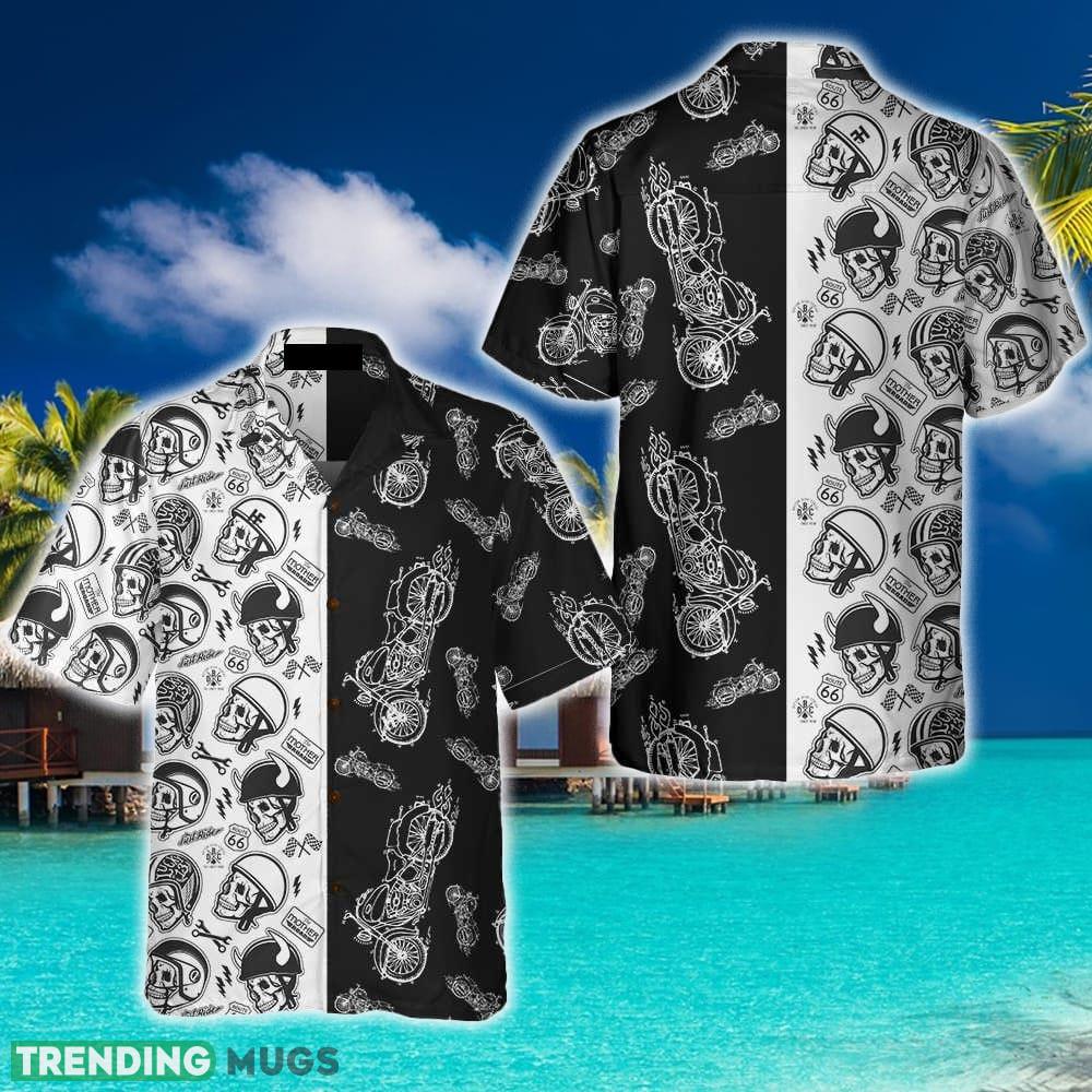 Motorcycles With Skulls And Helmet Motorcycle Hawaiian Shirt Aloha Summer For Men And Women Gift Hawaiian Shirt Motorcycles With Skulls And Helmet Motorcycle Hawaiian Shirt Aloha Summer For Men And Women Gift Hawaiian Shirt